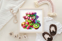 Fruits Jarful Joys Clipart Bundle - CraftNest - Digital Crafting and Art