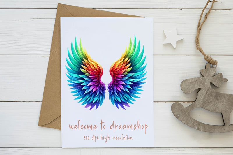 Angel Wings Clipart Bundle - CraftNest - Digital Crafting and Art