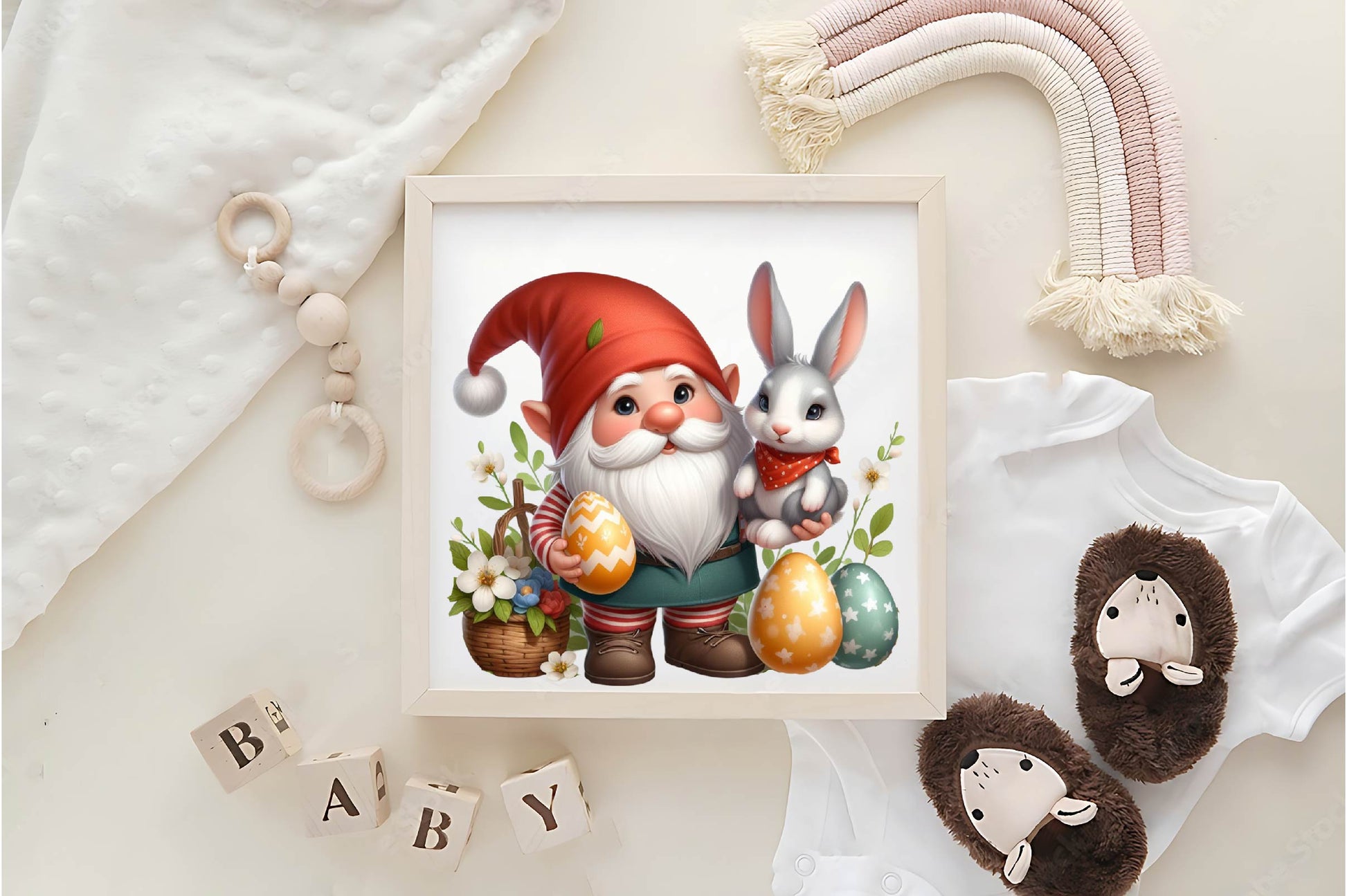 Easter Gnome Clipart Bundle 3 - CraftNest - Digital Crafting and Art