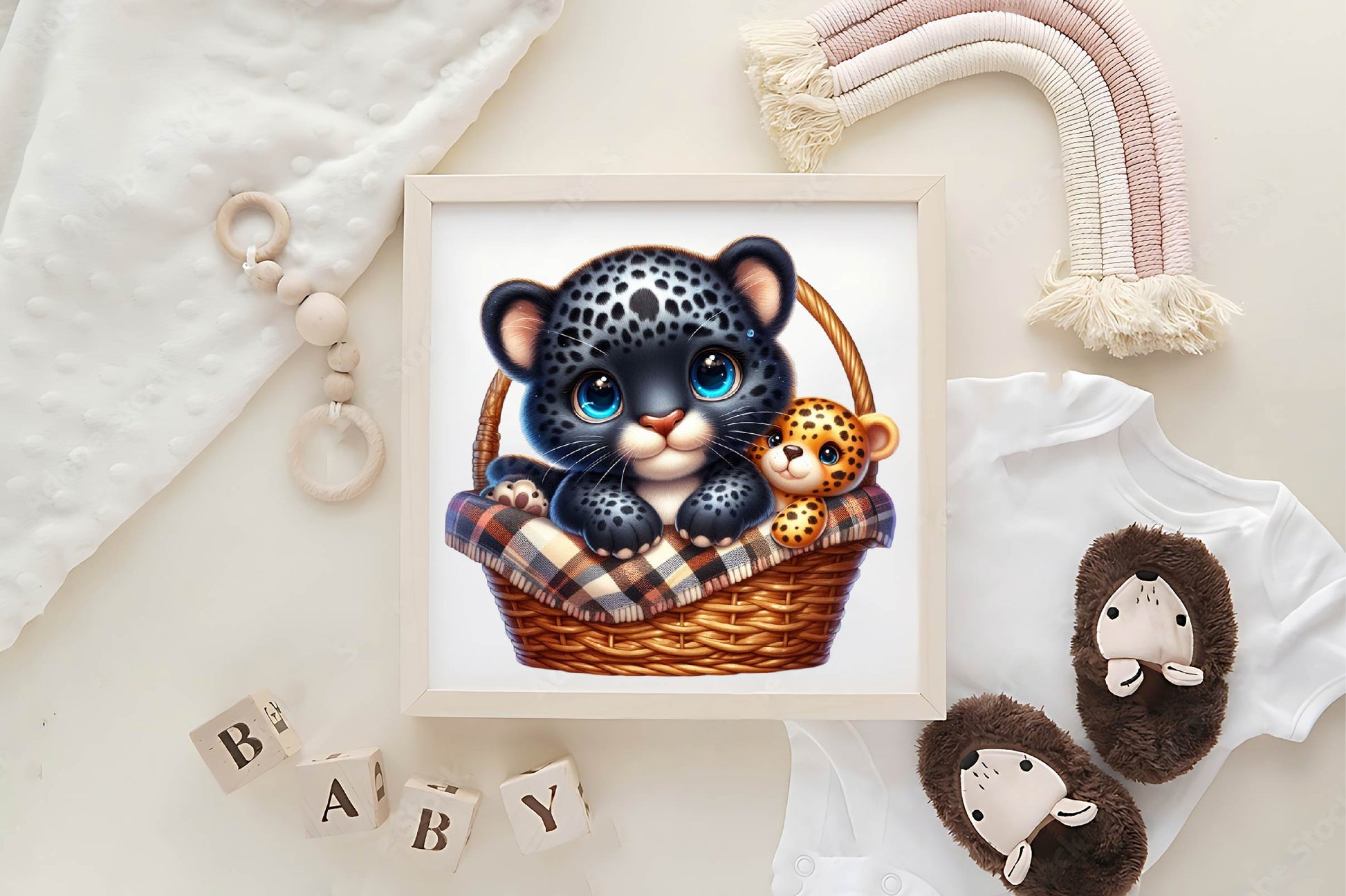Cute Baby Leopard Clipart Bundle - CraftNest - Digital Crafting and Art