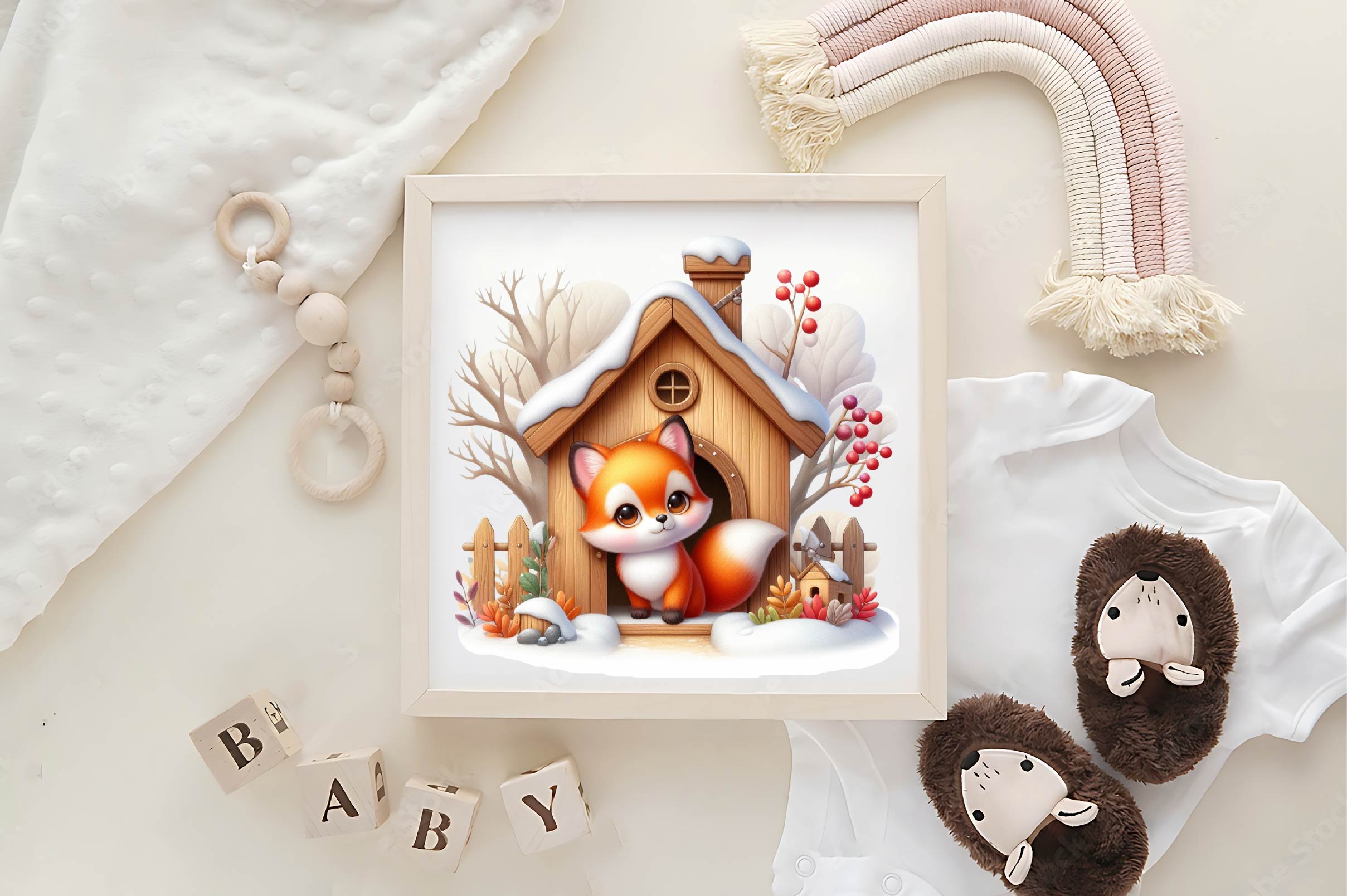 Cute Fox Clipart Bundle - CraftNest - Digital Crafting and Art