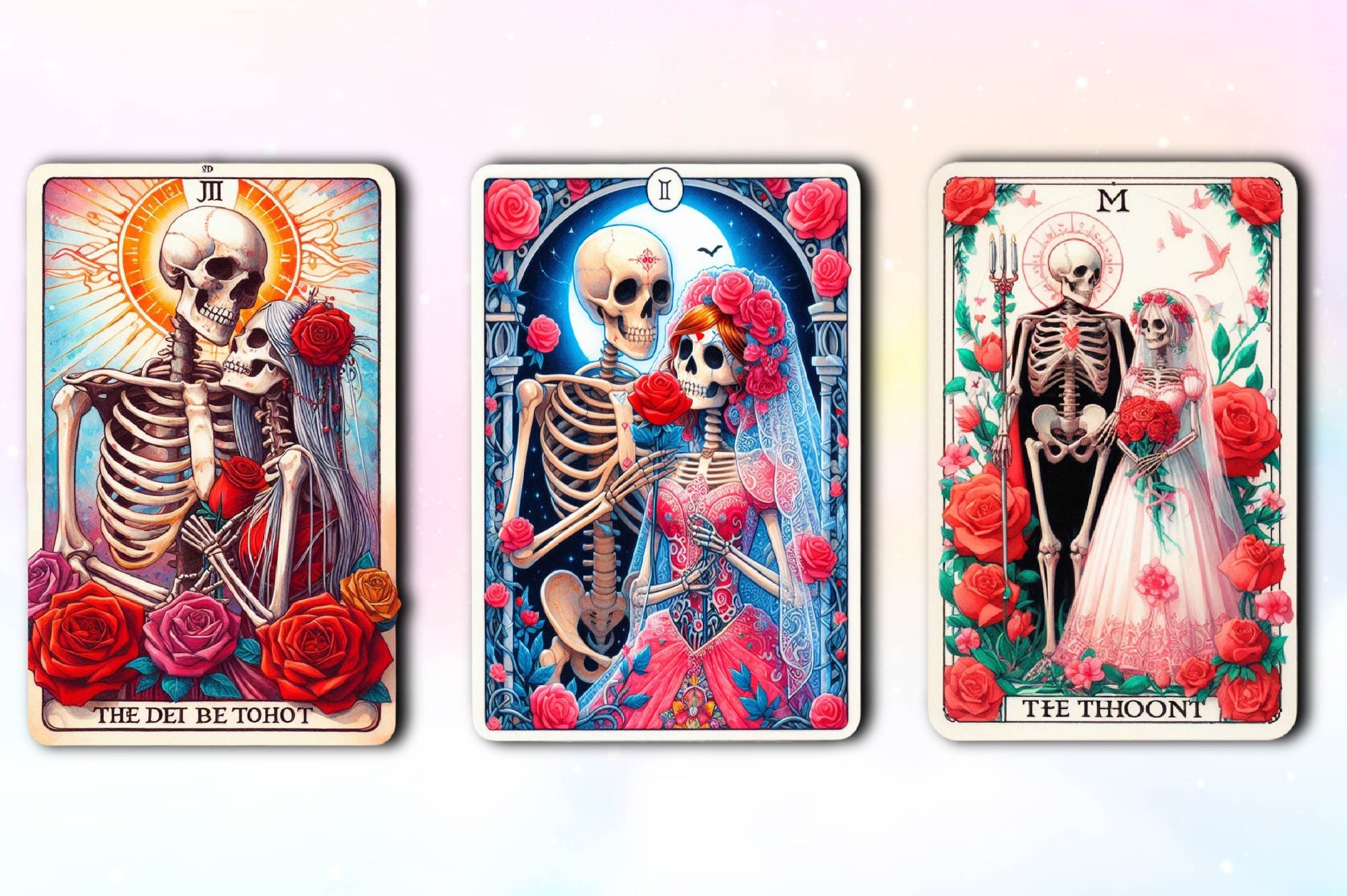 Gothic Wedding Tarot Card Clipart Bundle - CraftNest - Digital Crafting and Art