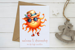 Dancing Sun Clipart Bundle - CraftNest - Digital Crafting and Art