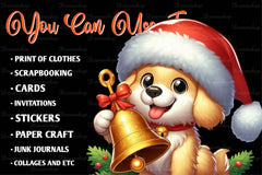 Christmas Dog Clipart Bundle 1 - CraftNest - Digital Crafting and Art