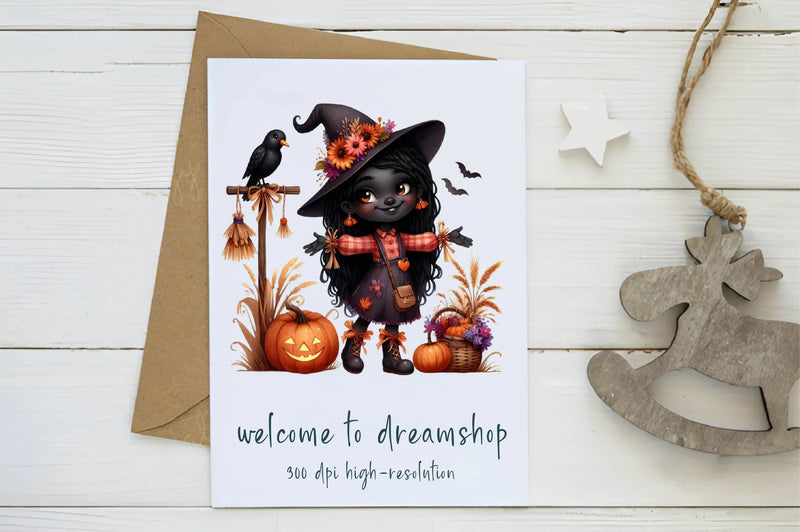 Halloween Scarecrow Girl Clipart Bundle - CraftNest - Digital Crafting and Art