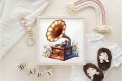 Gramophone Clipart Bundle - CraftNest - Digital Crafting and Art