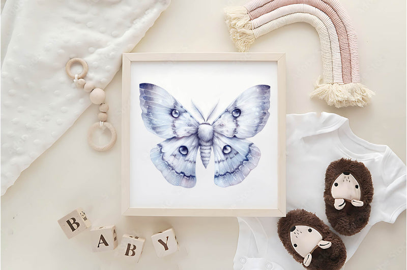 Celestial Moths Clipart Bundle - CraftNest - Digital Crafting and Art