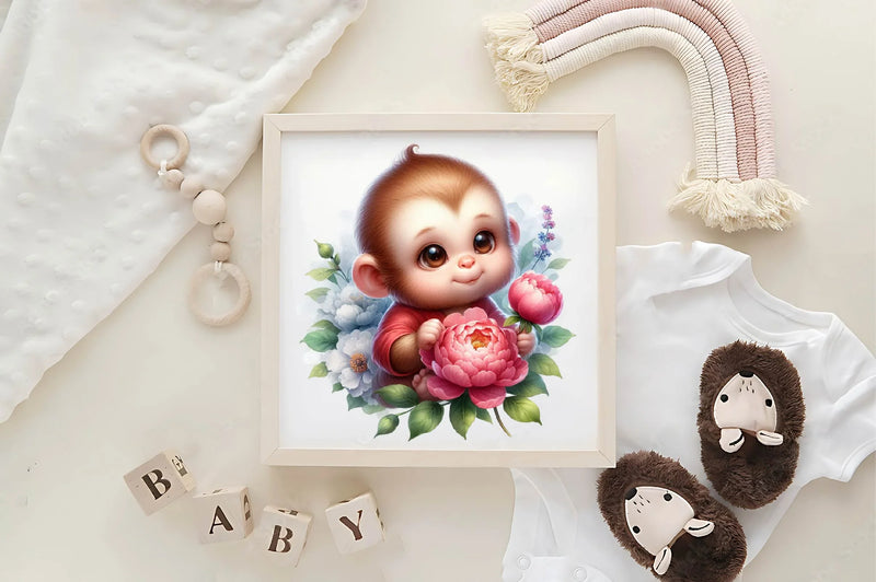 Monkey Clipart Bundle - CraftNest - Digital Crafting and Art