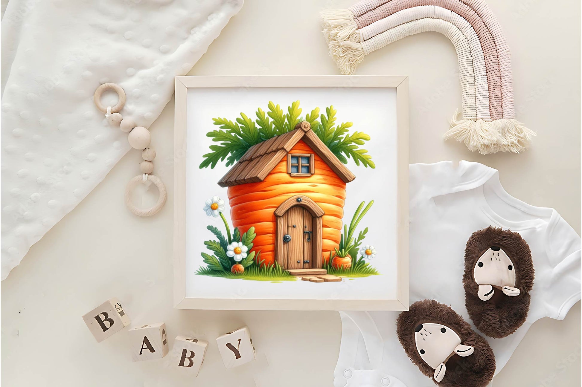 Easter Carrot House Clipart Bundle - CraftNest - Digital Crafting and Art