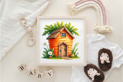 Easter Carrot House Clipart Bundle - CraftNest - Digital Crafting and Art