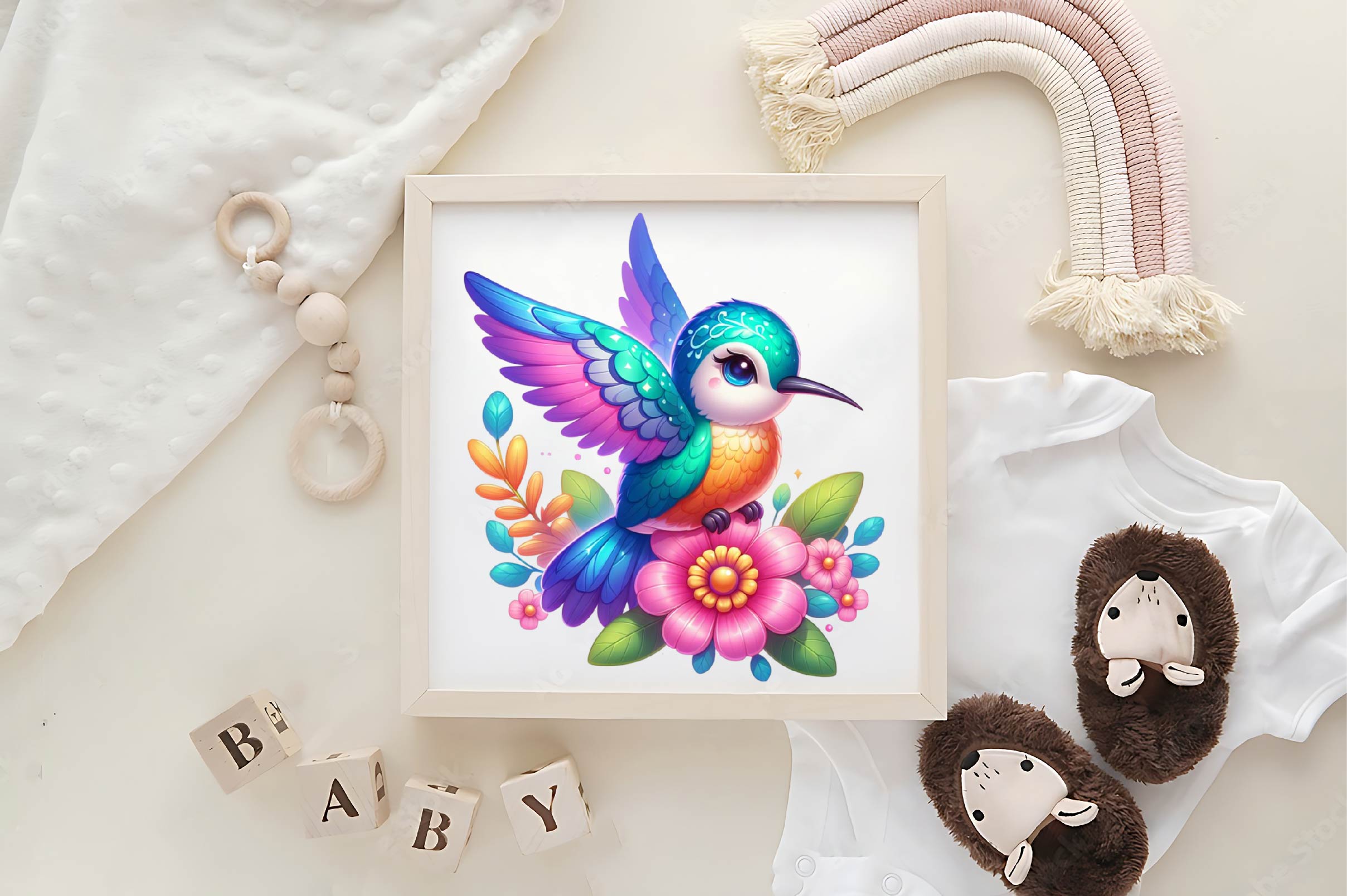 Fancy Hummingbird Clipart Bundle - CraftNest - Digital Crafting and Art