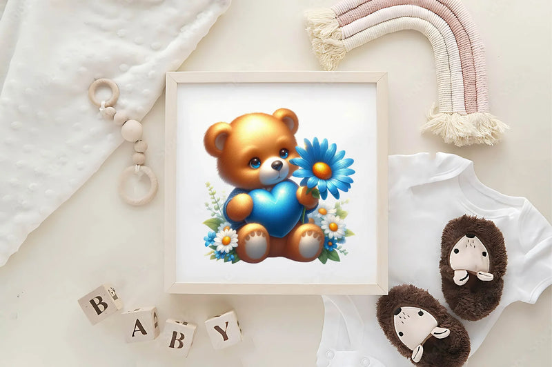 Spring Bear Clipart Bundle - CraftNest - Digital Crafting and Art