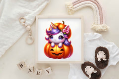 Halloween Unicorn Clipart Bundle - CraftNest - Digital Crafting and Art