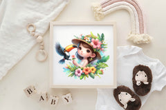 Cute Summer Fairy Clipart Bundle - CraftNest - Digital Crafting and Art