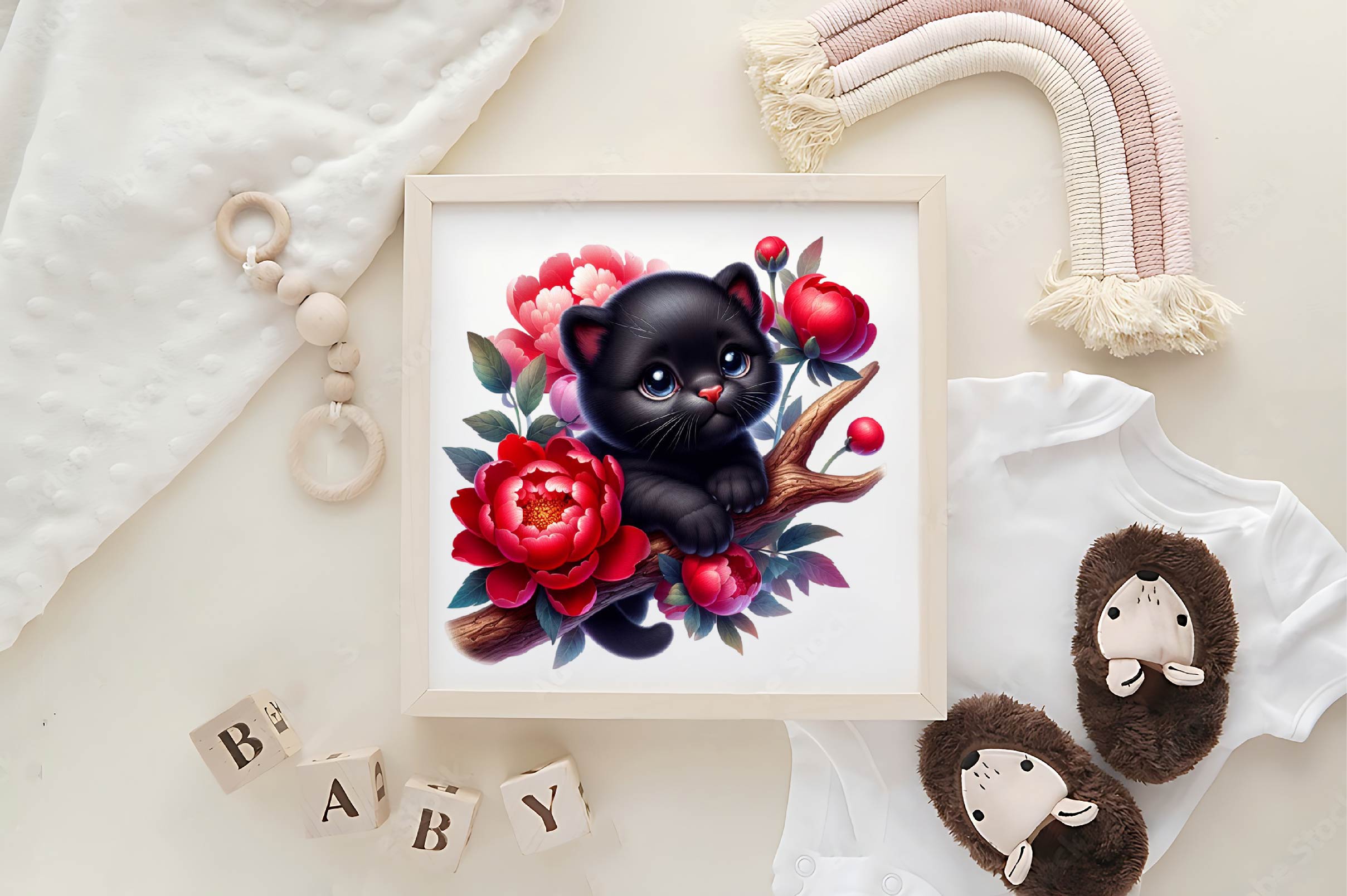 Panther Cute Black Cat Clipart Bundle - CraftNest - Digital Crafting and Art