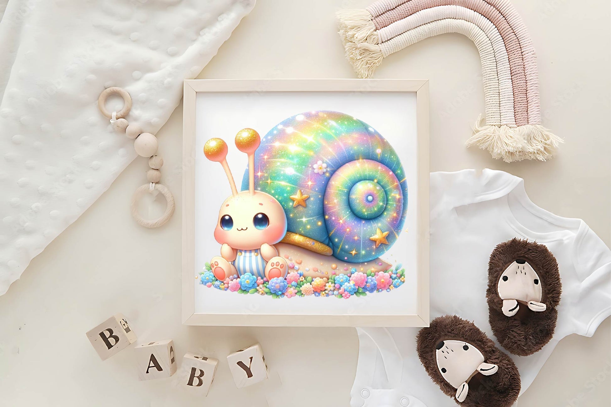 Floral Snail Clipart Bundle - CraftNest - Digital Crafting and Art