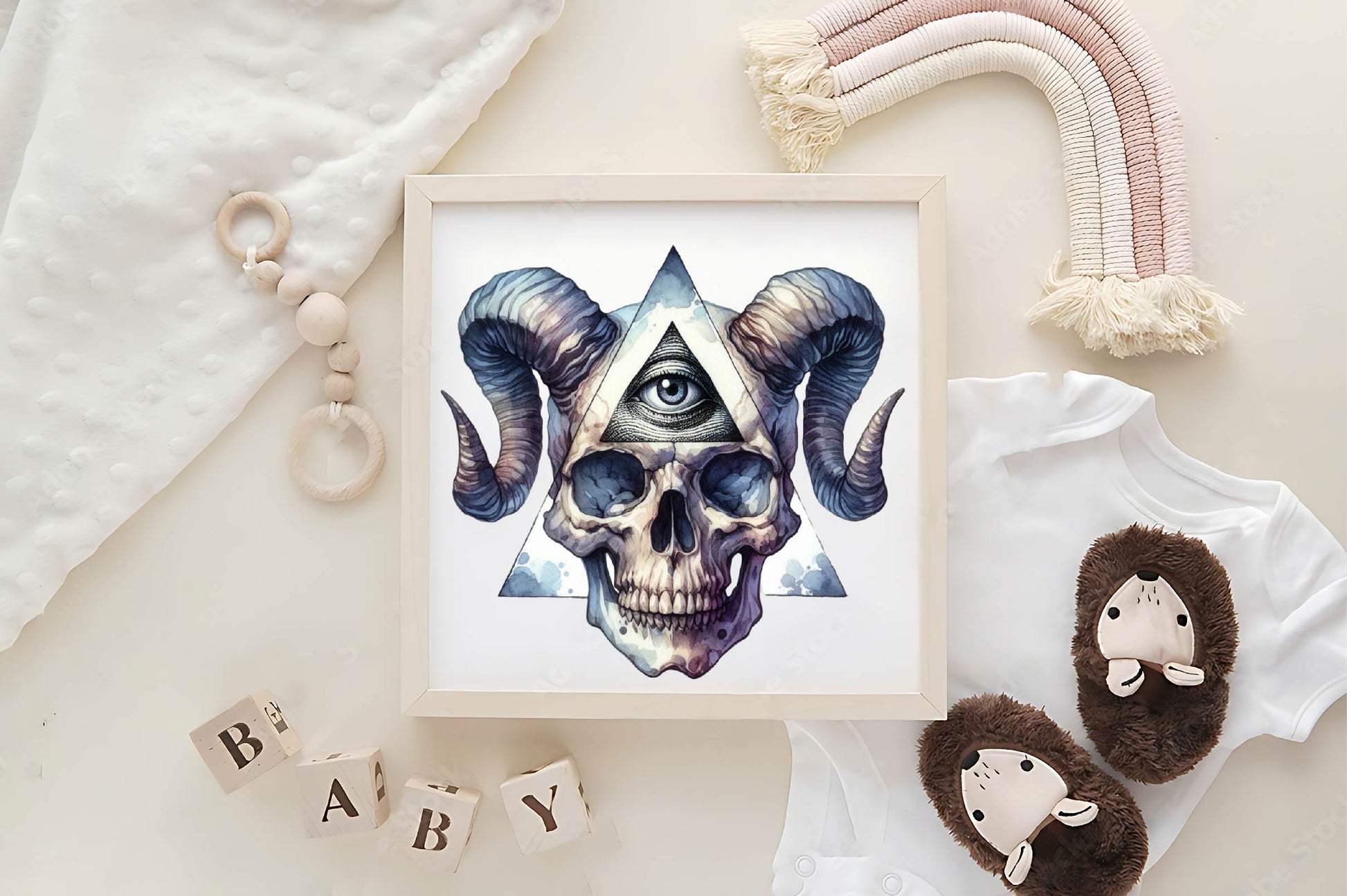 Skull With Horns Clipart Bundle 1 - CraftNest - Digital Crafting and Art