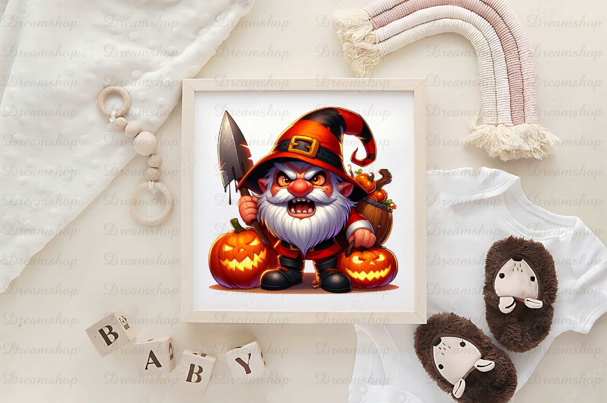 Halloween Scary Gnome Clipart Bundle - CraftNest - Digital Crafting and Art