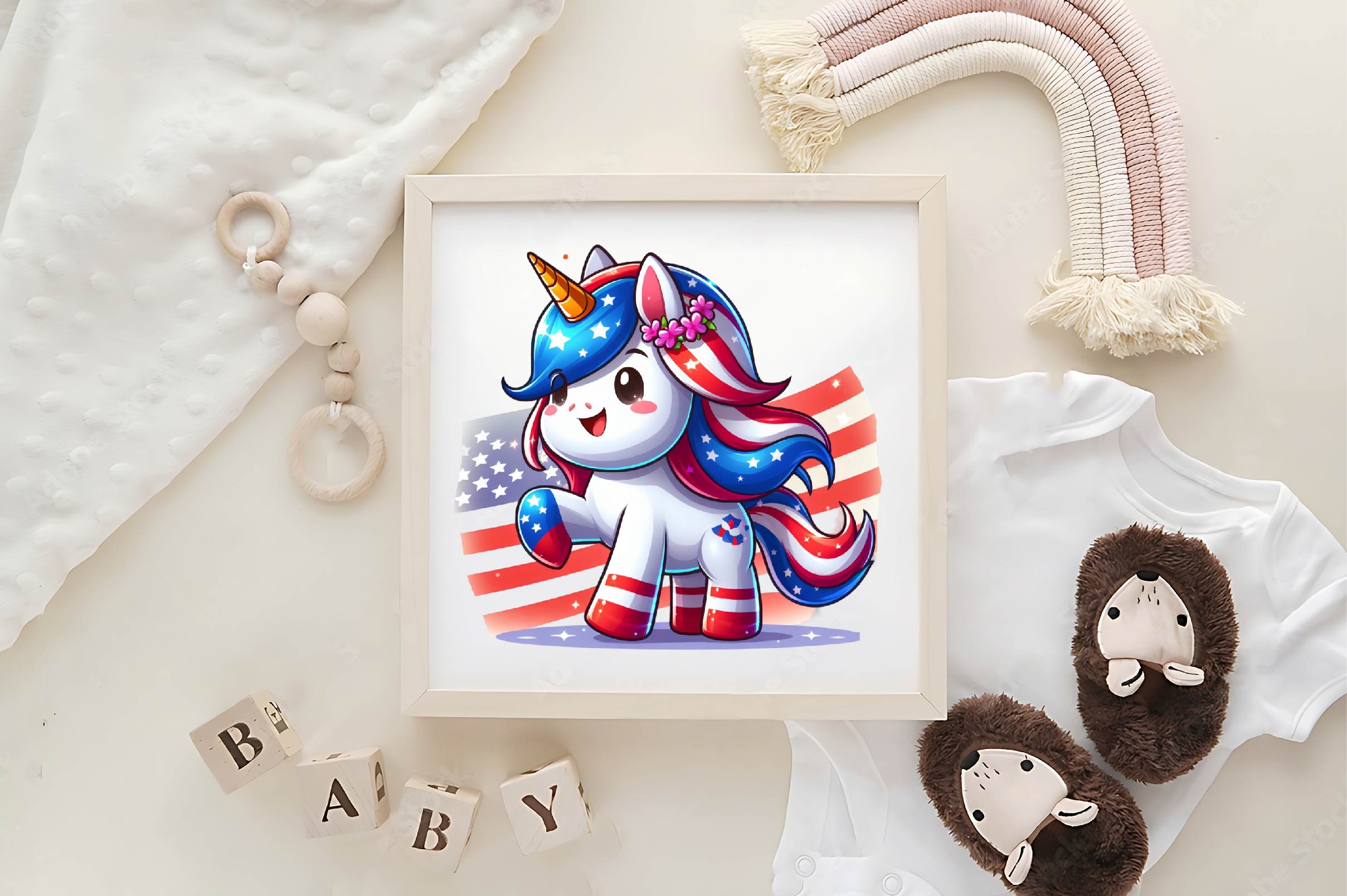 4Th Of July Unicorn Clipart Bundle - CraftNest - Digital Crafting and Art