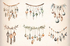 Christmas Wooden Balls Clipart Bundle - CraftNest - Digital Crafting and Art