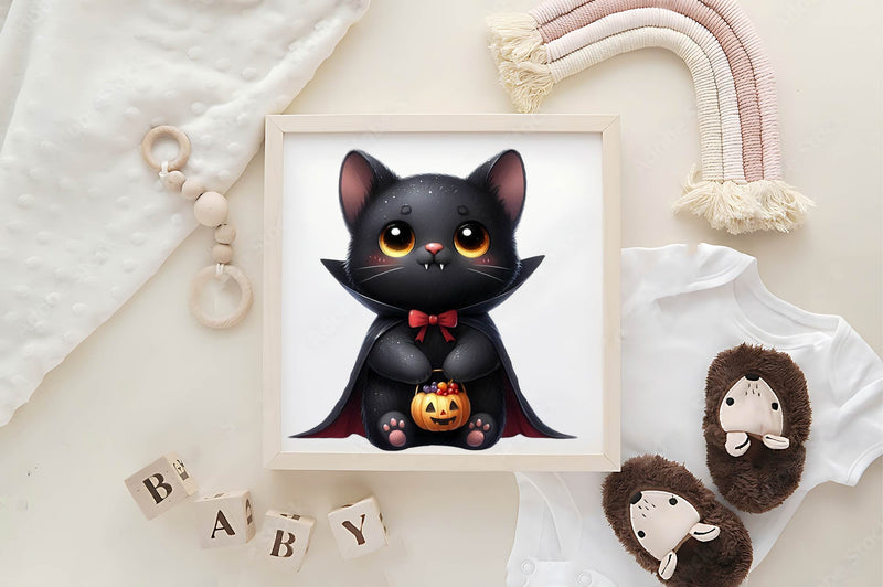 Funny Halloween Scary Cat Clipart Bundle - CraftNest - Digital Crafting and Art