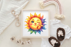 Summer Sun Cute Sun Clipart Bundle - CraftNest - Digital Crafting and Art