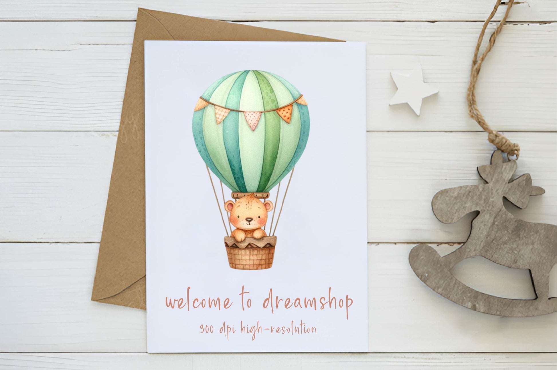 Animal Hot Air Balloon Clipart Bundle - CraftNest - Digital Crafting and Art