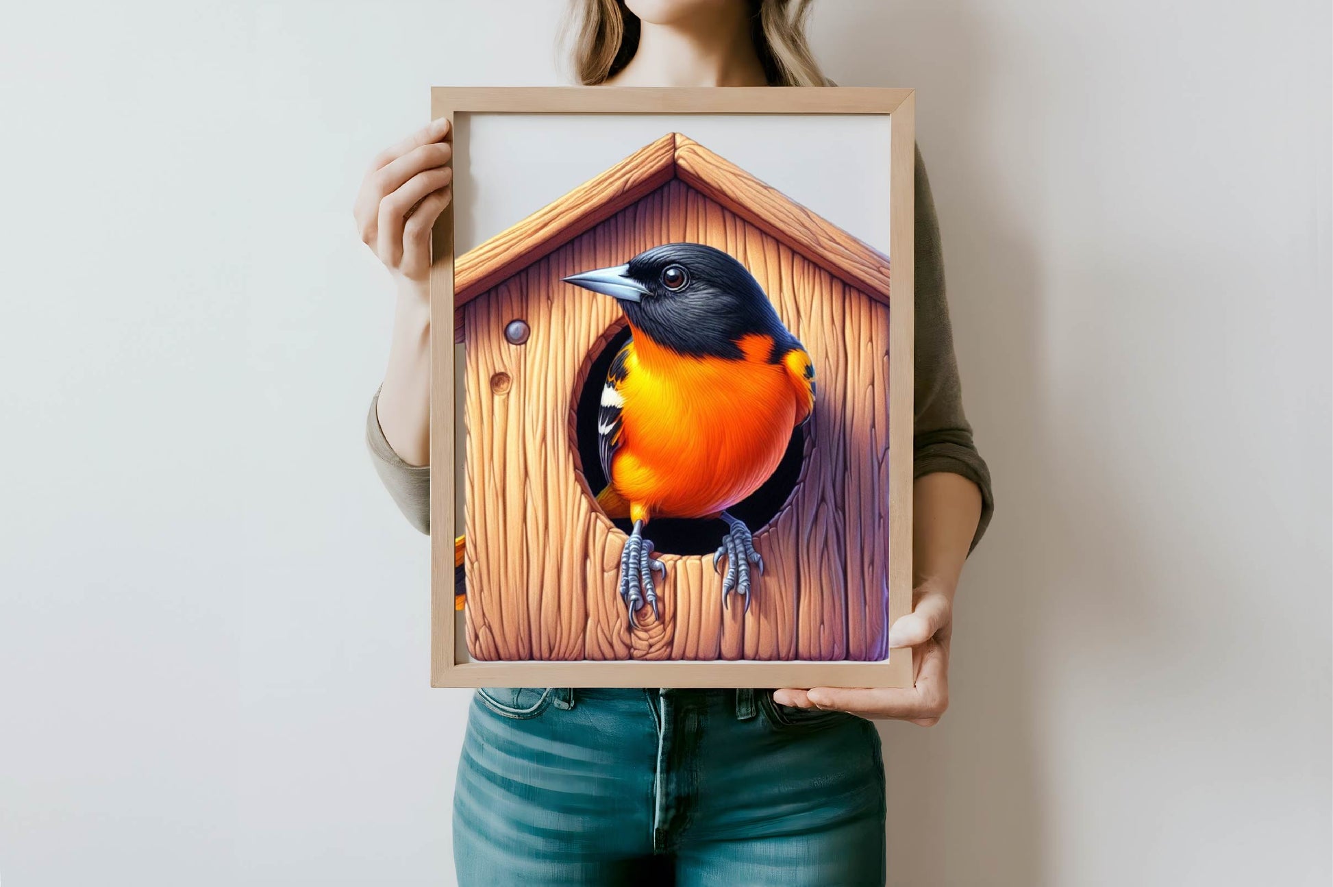 Baltimore Oriole Bird Clipart Bundle - CraftNest - Digital Crafting and Art