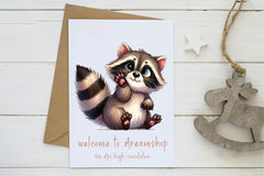 Silly Raccoon Clipart Bundle - CraftNest - Digital Crafting and Art