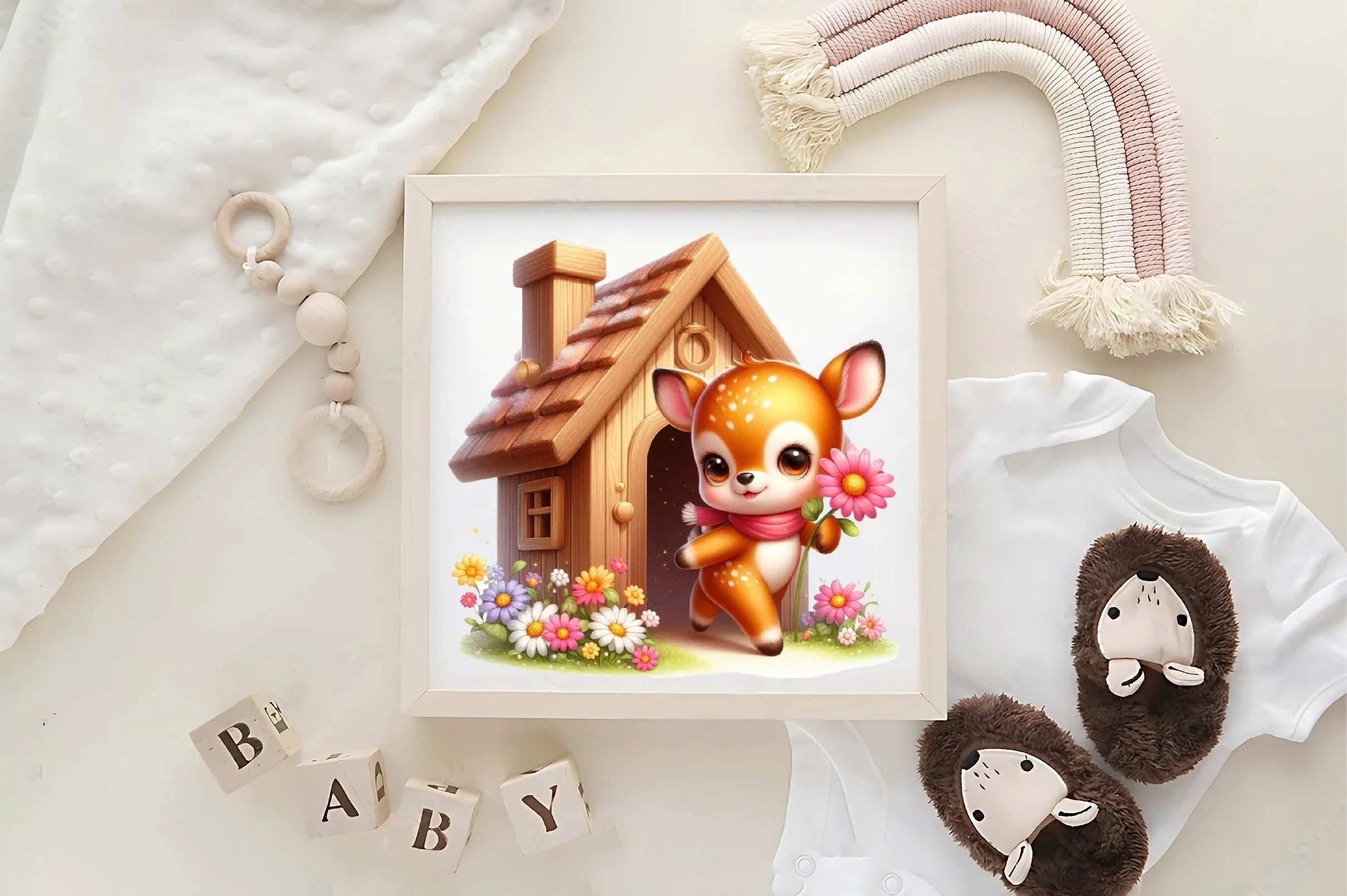 Spring Deer Clipart Bundle - CraftNest - Digital Crafting and Art