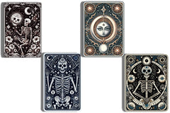 Magic And Skeleton Tarot Card Clipart Bundle - CraftNest - Digital Crafting and Art