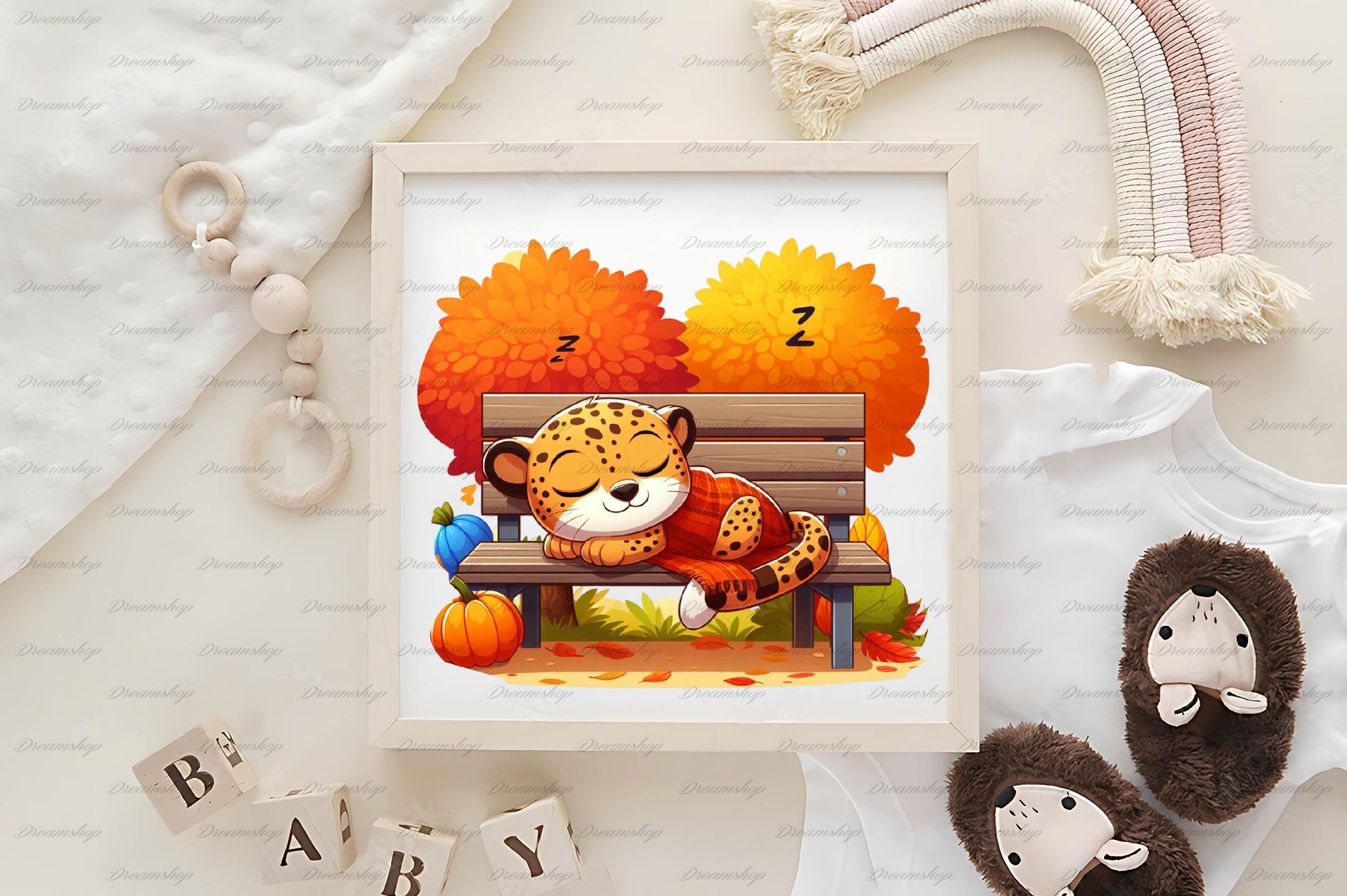 Autumn Cheetah Clipart Bundle - CraftNest - Digital Crafting and Art