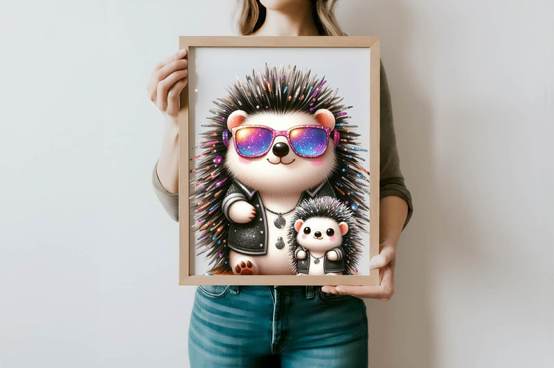 Father With Baby Animals Clipart Bundle - CraftNest - Digital Crafting and Art