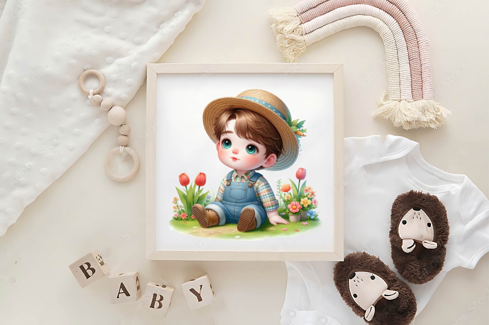 Cute Spring Boy Clipart Bundle - CraftNest - Digital Crafting and Art