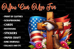 Memorial Day Cross Clipart Bundle - CraftNest - Digital Crafting and Art
