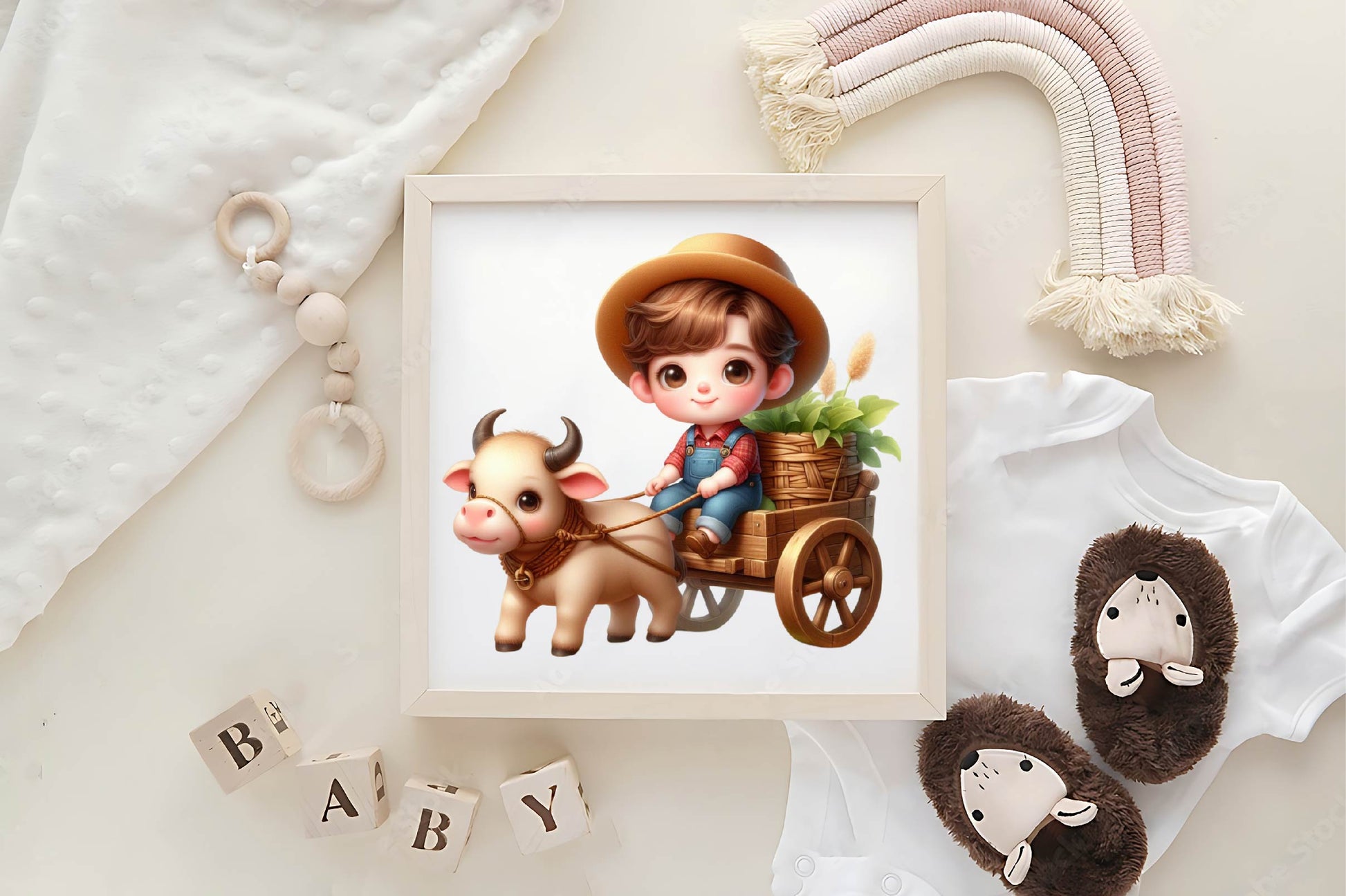 Spring Farmer Cute Farmer Clipart Bundle - CraftNest - Digital Crafting and Art