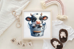 Cute Animal In Bucket Clipart Bundle - CraftNest - Digital Crafting and Art