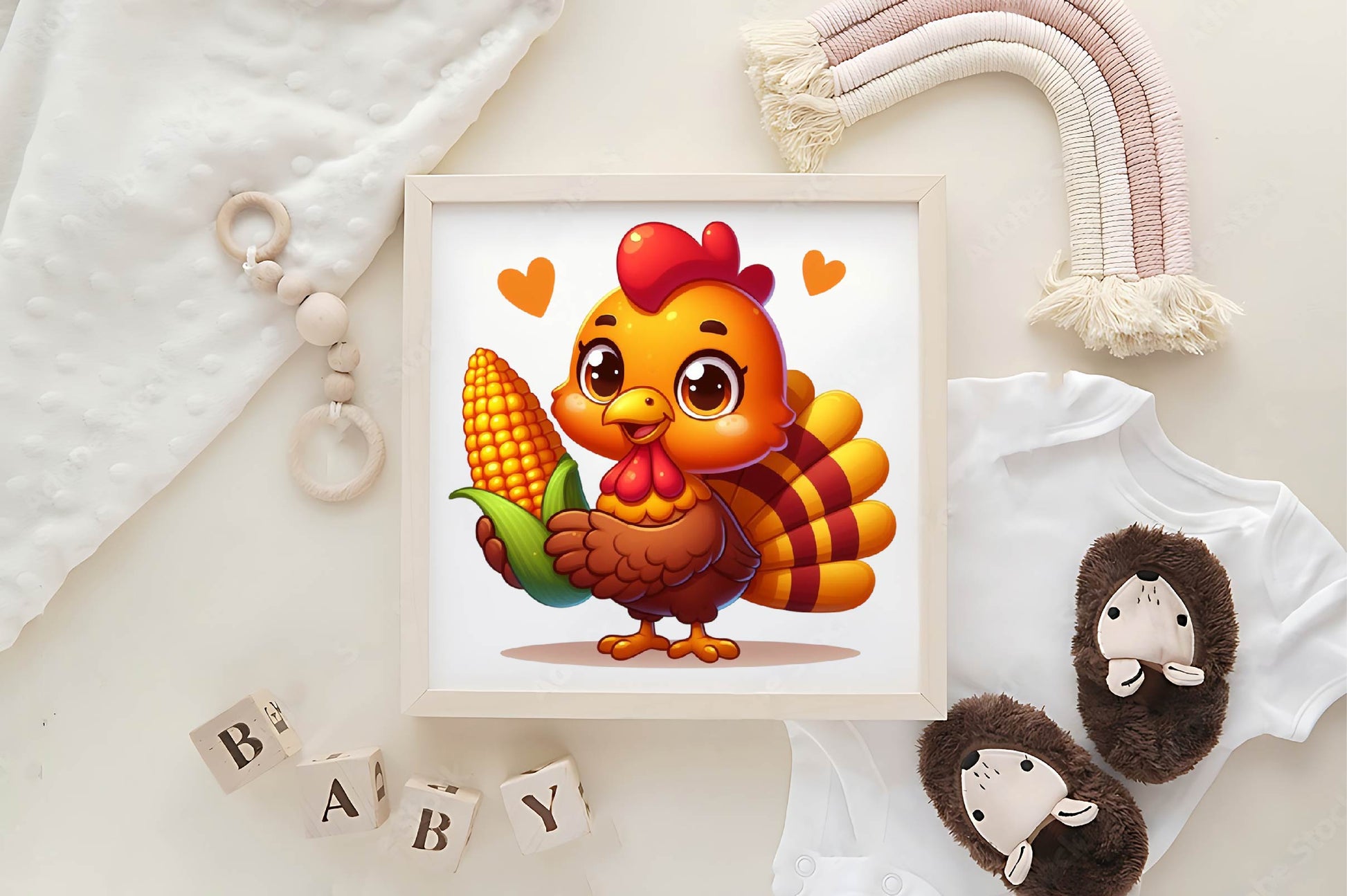 Autumn Cute Turkey Clipart Bundle - CraftNest - Digital Crafting and Art
