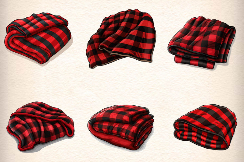 Christmas Blanket Clipart Bundle - CraftNest - Digital Crafting and Art