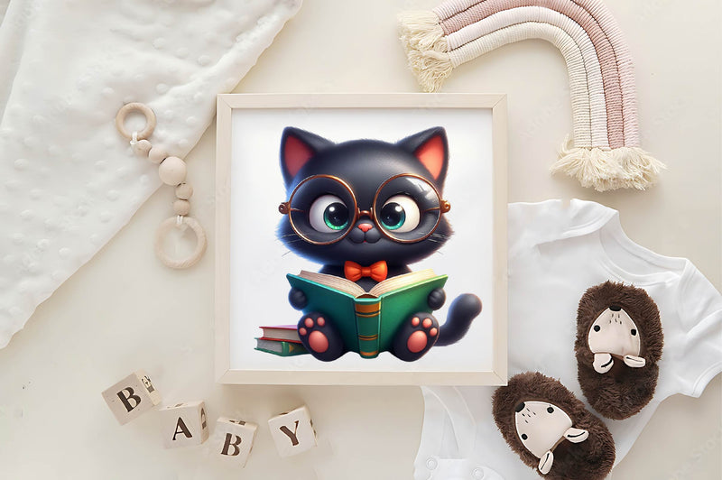 Black Cat Clipart Bundle 1 - CraftNest - Digital Crafting and Art