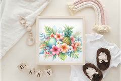 Pastel Hawaii Clipart Bundle - CraftNest - Digital Crafting and Art