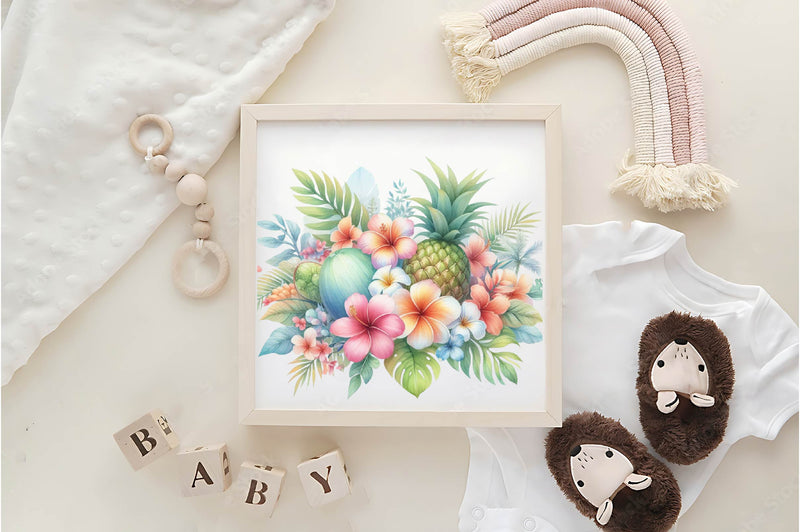 Pastel Hawaii Clipart Bundle - CraftNest - Digital Crafting and Art