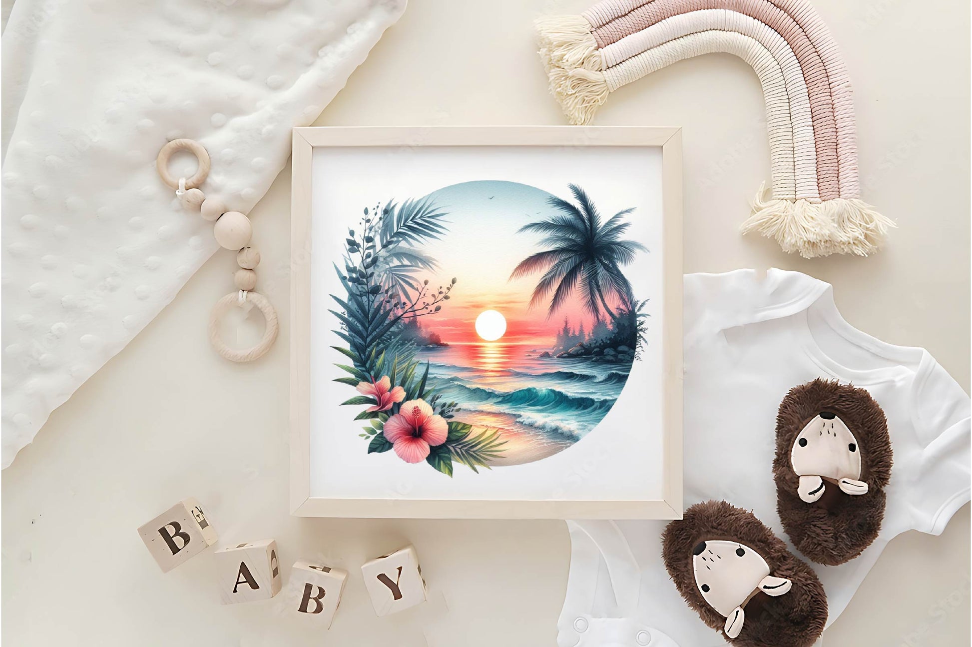 Tropical Sunsets Clipart Bundle - CraftNest - Digital Crafting and Art