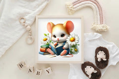 Spring Mouse Clipart Bundle - CraftNest - Digital Crafting and Art