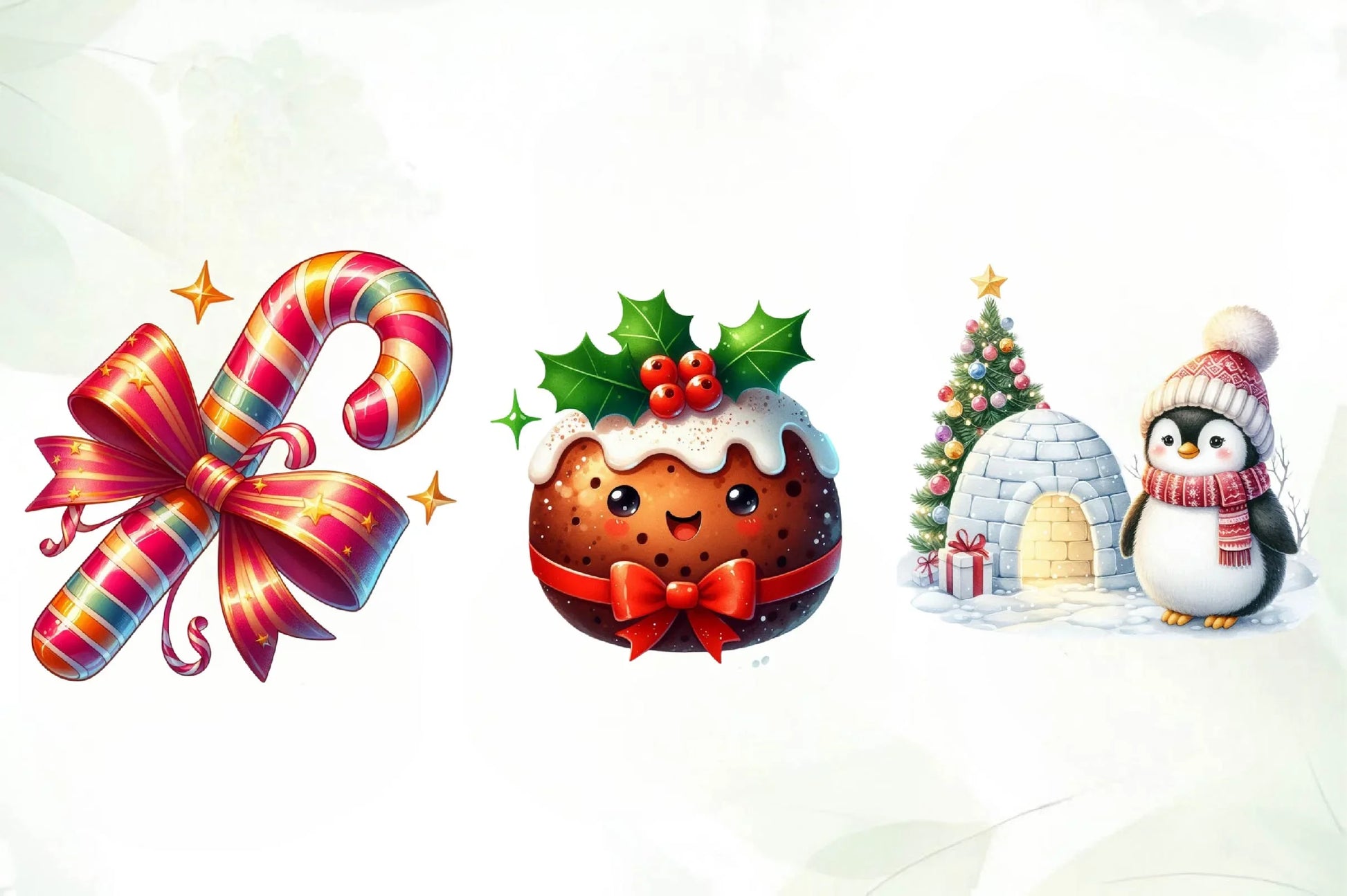 Cute Christmas Clipart Bundle 2 - CraftNest - Digital Crafting and Art