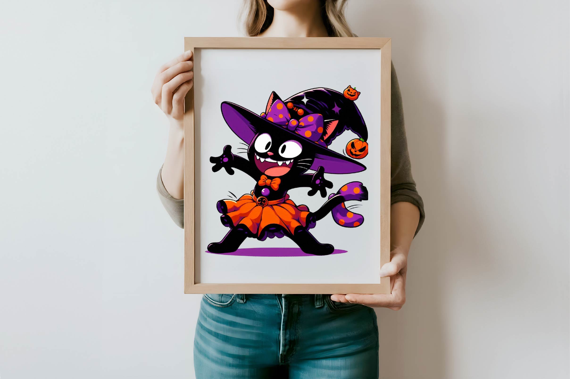 Halloween Black Cat Clipart Bundle 1 - CraftNest - Digital Crafting and Art