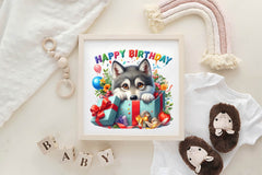 Birthday Animal Clipart Bundle - CraftNest - Digital Crafting and Art