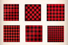 Gingham Pattern Clipart Bundle - CraftNest - Digital Crafting and Art