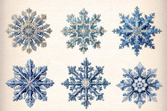 Snowflake Clipart Bundle 1 - CraftNest - Digital Crafting and Art