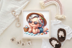 Funny Summer Grandma Clipart Bundle - CraftNest - Digital Crafting and Art